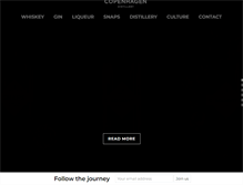 Tablet Screenshot of copenhagendistillery.com